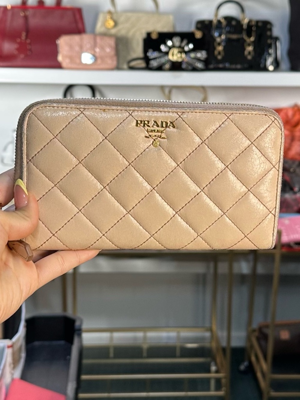 PRADA QUILTED WALLET